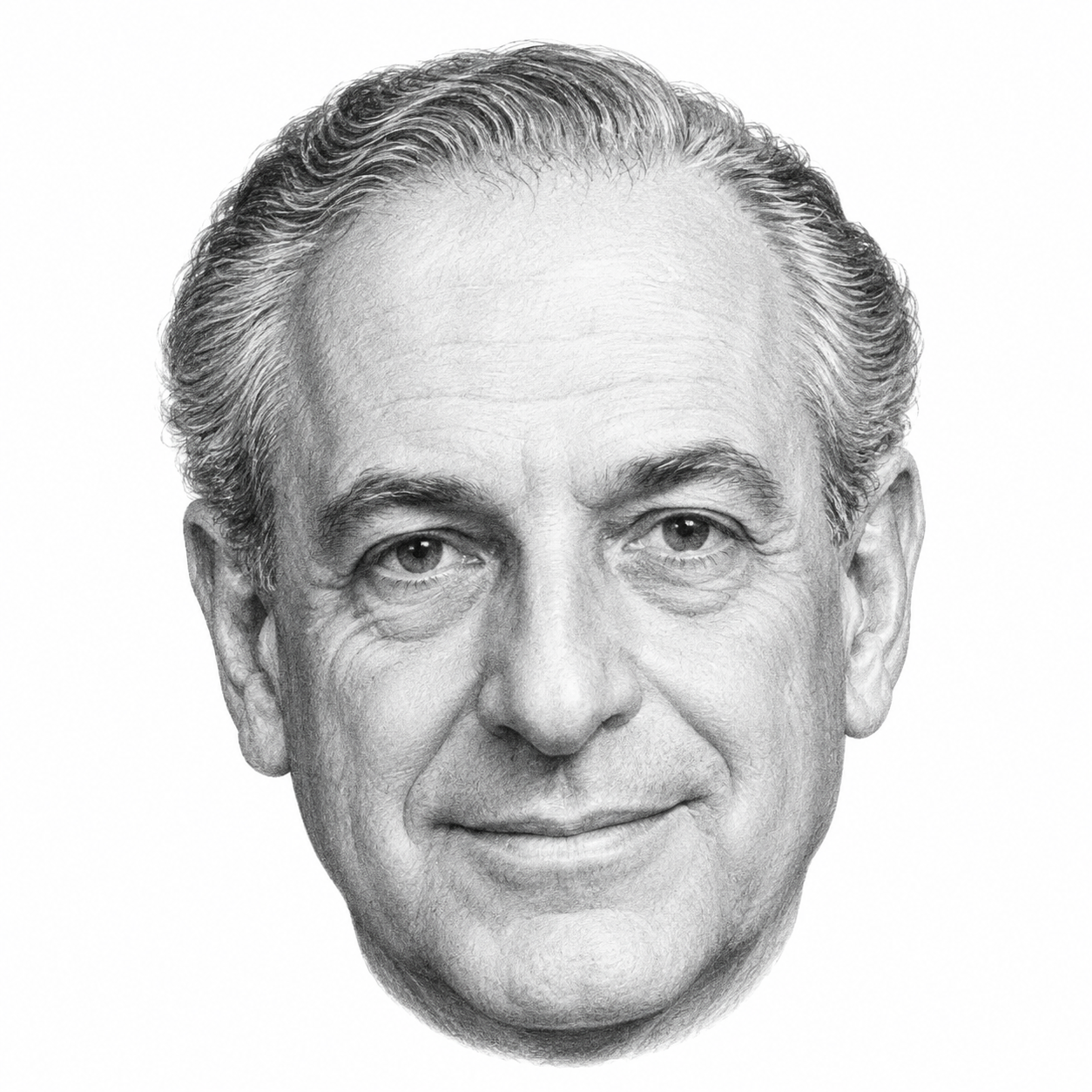 AI-generated head-only illustration of Balfour Brickner
