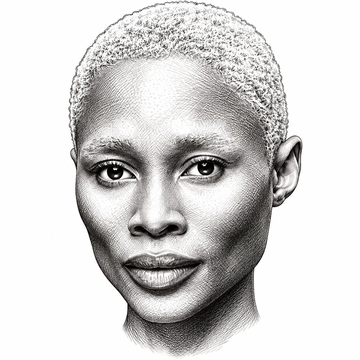 Black-and-white illustration of Bellamy Bellucci
