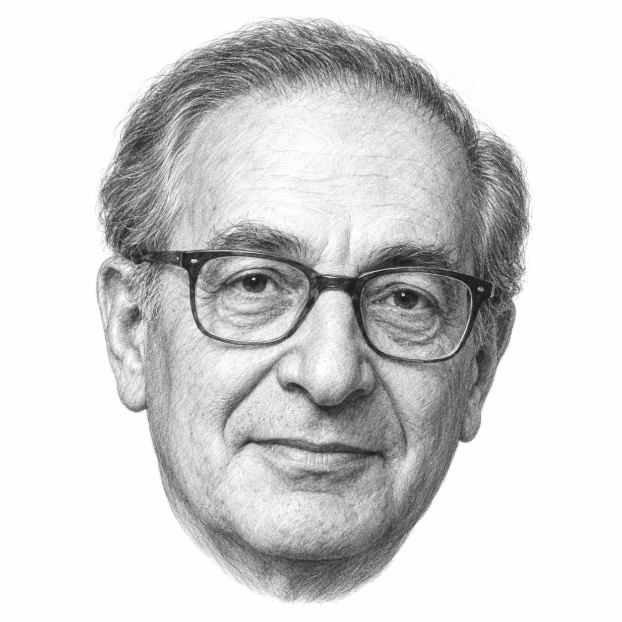 AI-generated head-only illustration of Benjamin Epstein
