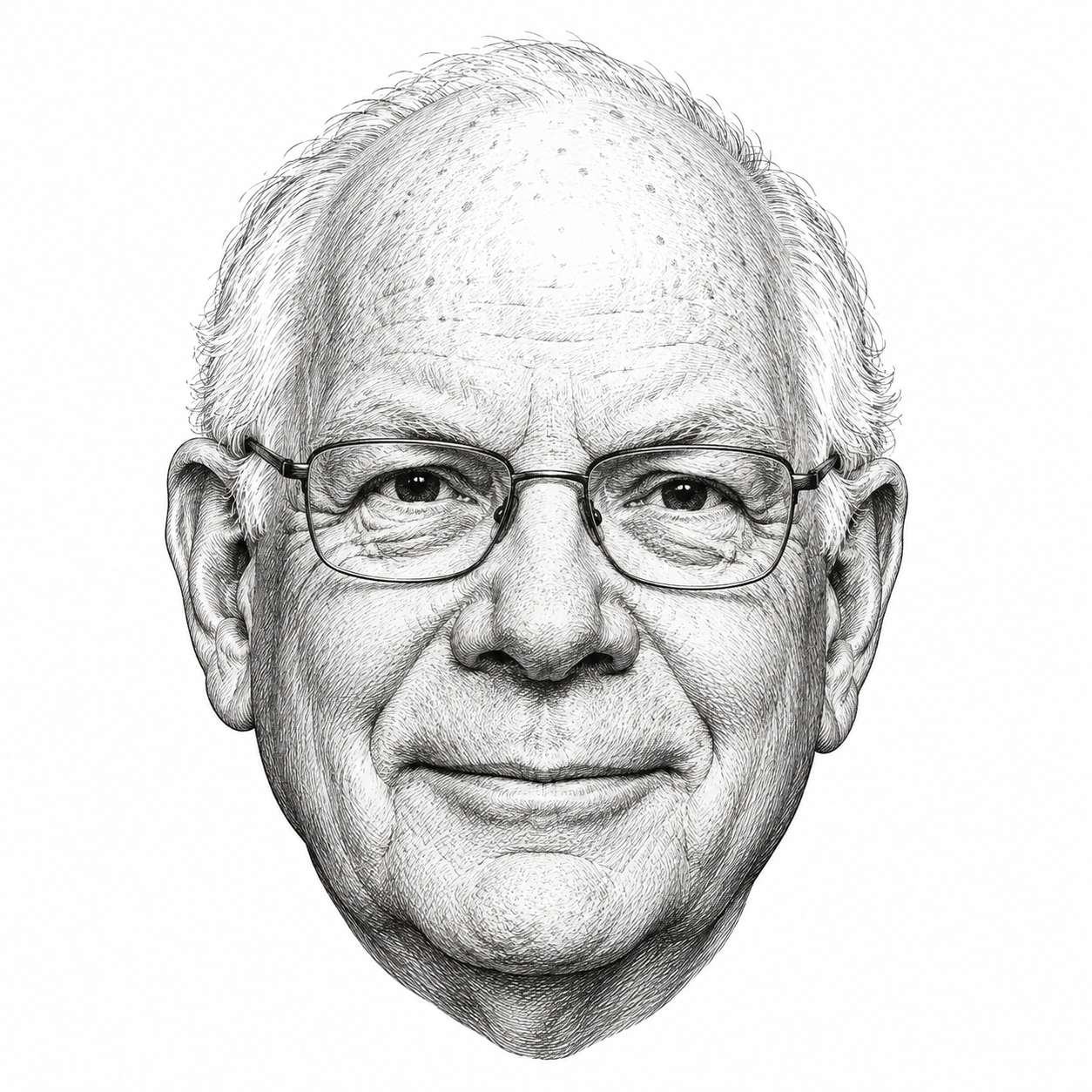 AI-generated head-only illustration of Ben Cardin