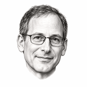 AI-generated head-only illustration of Jeremy Ben-Ami
