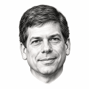 AI-generated head-only illustration of Mark Begich