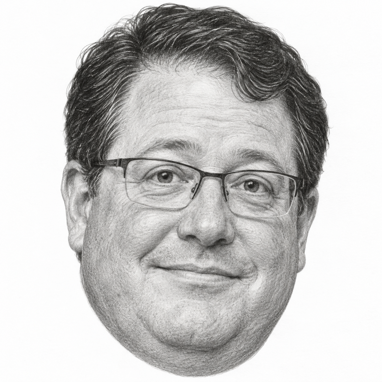 AI-generated head-only illustration of Randy Fine
